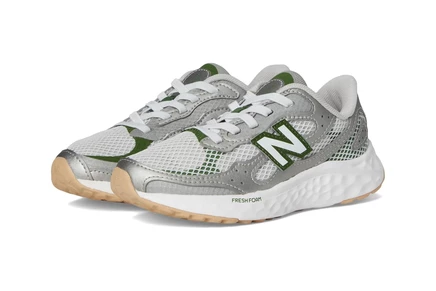 Детские кроссовки New Balance Fresh Foam Arishi Lux Bungee Lace, серо-голубые