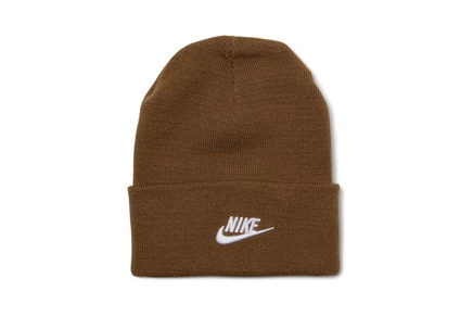 Унисекс шапка Nike Peak Futura, мохово-коричневая и белая