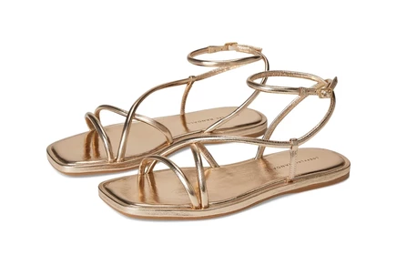 Сандалии Loeffler Randall Noor Strappy Ankle Wrap Flat Sandals