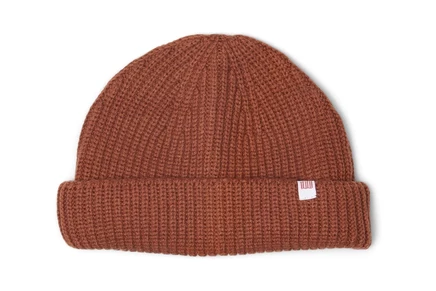 Унисекс шапка Topo Designs Global Beanie, коричневая