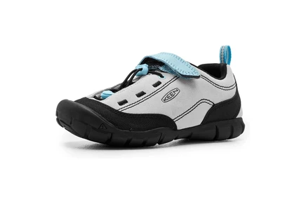 Унисекс треккинговые ботинки KEEN Kids Jasper II, серебристо-синие