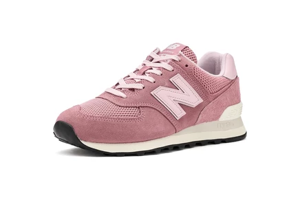 Женские кроссовки New Balance Classics WL574V2, розово-белые