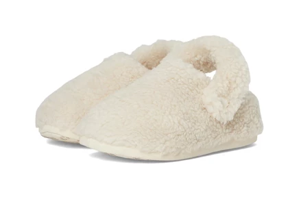 Тапочки для малышей Crocs Kids Classic Cozzzy, бежевые