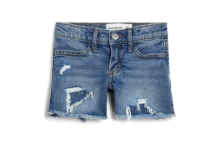 Детские джинсовые шорты Abercrombie Kids, голубые