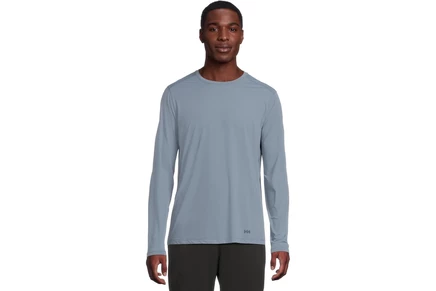 Мужская рубашка Helly Hansen Shine Solen Long Sleeve Crew navy