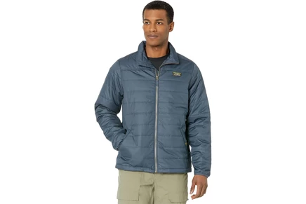 Мужская стеганая куртка L.L. Bean Mountain Classic, антрацитовая