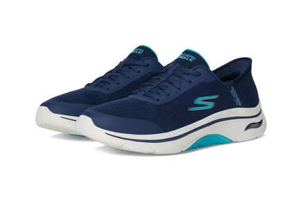 Женские кроссовки Skechers GoWalk 2.0, сине-бирюзовые