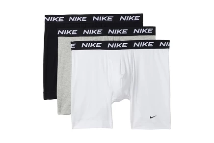 Мужские боксеры Nike All Day 3 шт., белый/серый/черный
