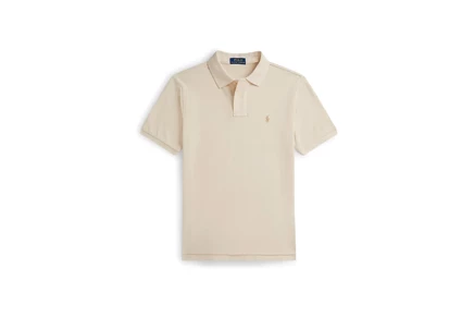 Детская рубашка-поло Polo Ralph Lauren Classic Fit, кремовая