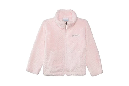Детская флисовая куртка Columbia Fire Side Sherpa, розовая