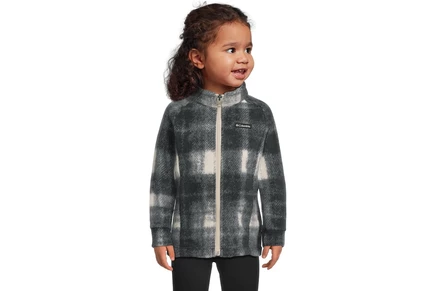 Columbia Kids Benton Springs II Printed Fleece (Toddler) chalk omblur tonal