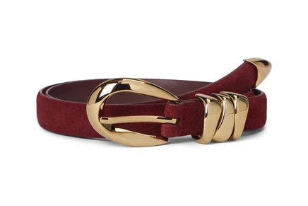 Ремень Madewell Triple Metal Keeper Belt Suede