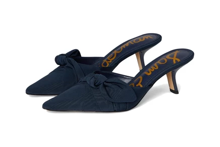 Женские мюли Sam Edelman Bex с бантом, темно-синие