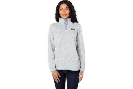 L.L.Bean Sweater Fleece Pullover pewter