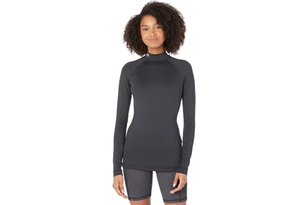 Under Armour Authentics Mock Neck T-Shirt black/white