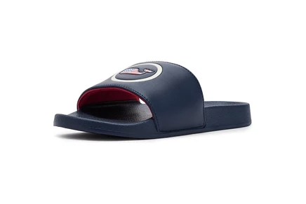 Детские шлепанцы Vineyard Vines Whale Dot, темно-синие