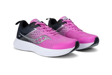 Детские кроссовки Saucony Kids Ride KDZ, фуксия/черный
