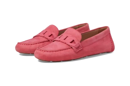 Женские лоферы Cole Haan Evelyn Chain Driver, розовые