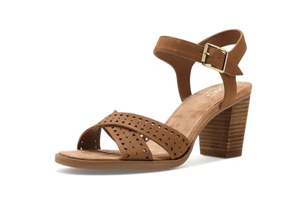 Женские босоножки TOMS Majorca Ankle Strap, коричневые
