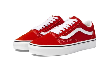 Унисекс кеды Vans Old Skool Core Classics, красно-белые