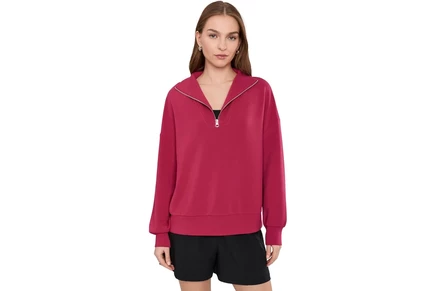 Женский свитшот Varley Hawley 1/2 Zip Sweater
