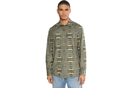 Мужская рубашка Pendleton Tanner Twill, светло-коричневая