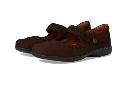 dark brown leather