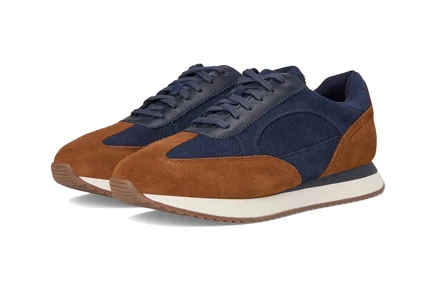 navy suede/snuff oiled suede