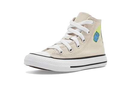 Converse Kids Chuck Taylor All Star Planets (Little Kid) classic ecru/light blue