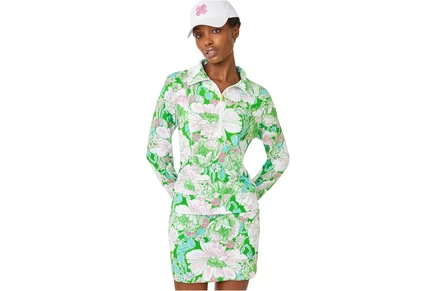 Женский свитшот Lilly Pulitzer Eleni Upf 50 Pullover