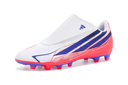 Детские бутсы adidas F50 Hyperfast, бело-фиолетовые