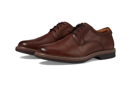 Мужские оксфорды Florsheim Norwalk кожаные, коньячные