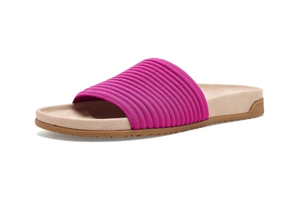 Женские сандалии Vionic Evie Knit, розово-фиолетовые