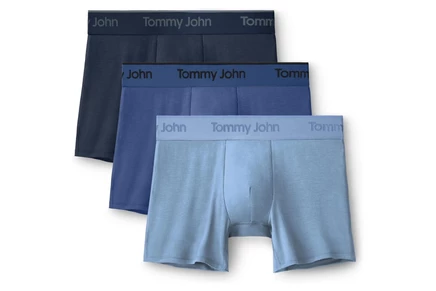 Мужские боксеры Tommy John Second Skin 4″, 3 шт, ассорти
