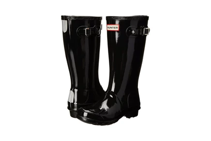 Детские резиновые сапоги Hunter Kids Original Gloss, черные