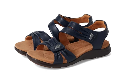navy leather