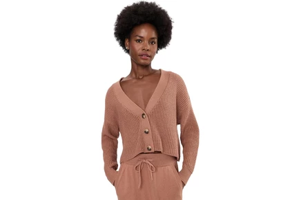 Кардиган Eberjey Recycled Sweater Crop Cardi