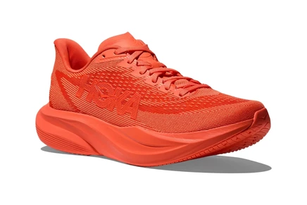 Женские кроссовки Hoka Mach 7, красно-оранжевые
