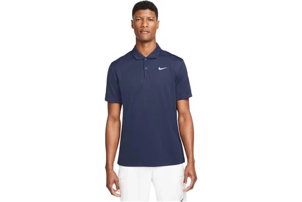 Мужское теннисное поло Nike Court Dri-FIT, obsidian/white