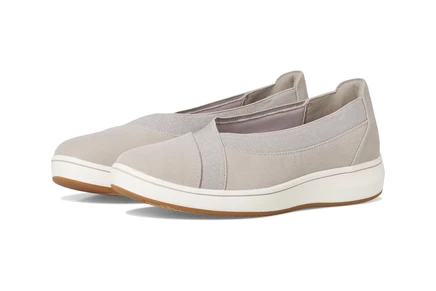Женские балетки Clarks Breezesky Air, светло-серые