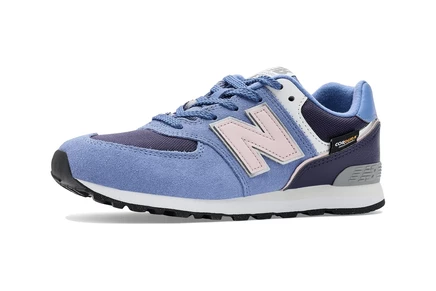 New Balance Kids 574v1 (Big Kid) fairweather blue/stone pink