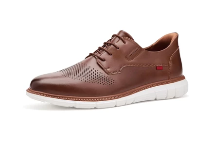 Marc Joseph New York Edward Street Oxfords (Hands-Free Technology) cognac napa leather