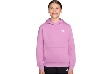 Женский свитшот Nike Kids NSW Club Fleece LBR Hoodie (Little Kids/Big Kids)