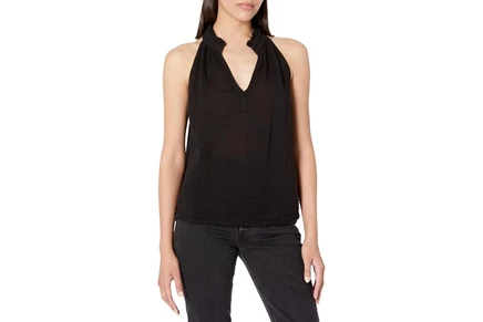 Женская футболка Michael Stars Viola Split-Neck Tank