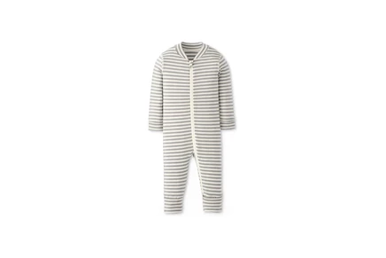 Пижама Hanna Andersson Striped 2-Way Zip Sleeper in HannaSoft (Infant/Toddler)