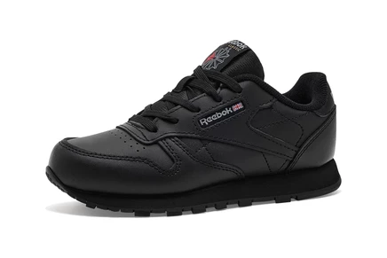 Кроссовки для детей Reebok Kids Classic Leather, черные