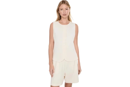 Топ Varley Josie Button Through Tank
