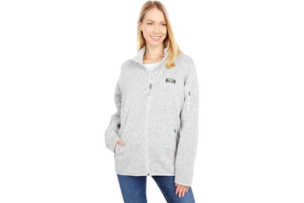 Женская флисовая куртка L.L.Bean Sweater Fleece, pewter