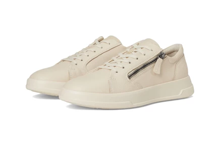 Женские кроссовки ECCO Move Zip Lace Sneaker limestone/blossom rose