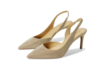 MICHAEL Michael Kors Alina Flex Sling Pump pale gold